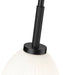Pendant Z-Lite 7518P8-MB Matte Black Naya 1 Light Pendant Z-Lite