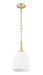 Pendant Z-Lite 7518P8-MGLD Modern Gold Naya 1 Light Pendant Z-Lite