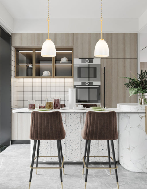 Pendant Z-Lite 7518P8-MGLD Modern Gold Naya 1 Light Pendant Z-Lite