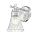 Wall Sconce Z-Lite 7519-1S-BN Brushed Nickel Belle 1 Light Wall Sconce Z-Lite