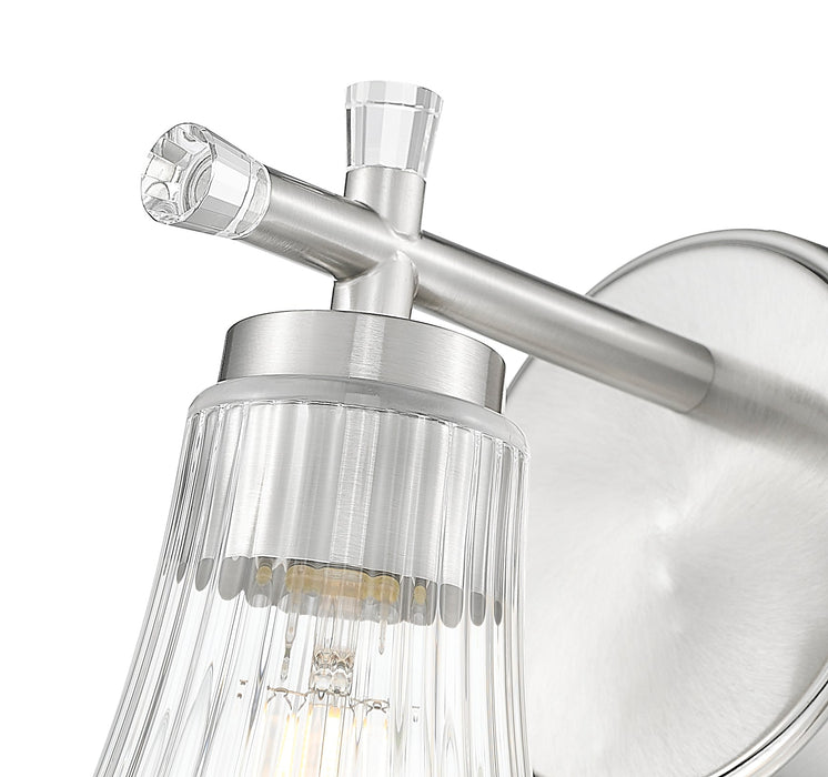 Wall Sconce Z-Lite 7519-1S-BN Brushed Nickel Belle 1 Light Wall Sconce Z-Lite