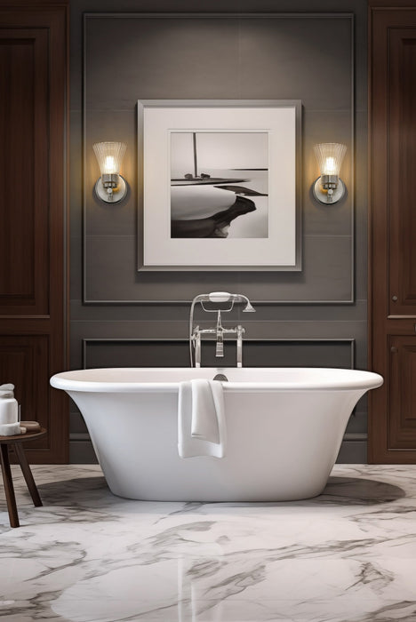 Wall Sconce Z-Lite 7519-1S-BN Brushed Nickel Belle 1 Light Wall Sconce Z-Lite