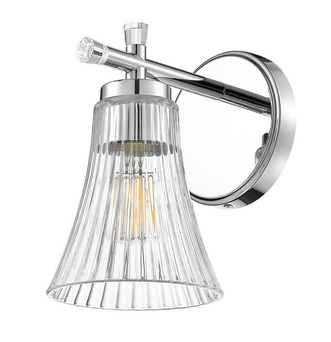 Wall Sconce Z-Lite 7519-1S-CH Chrome Belle 1 Light Wall Sconce Z-Lite
