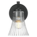 Wall Sconce Z-Lite 7519-1S-MB Matte Black Belle 1 Light Wall Sconce Z-Lite