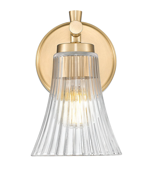 Wall Sconce Z-Lite 7519-1S-MGLD Modern Gold Belle 1 Light Wall Sconce Z-Lite