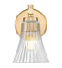 Wall Sconce Z-Lite 7519-1S-MGLD Modern Gold Belle 1 Light Wall Sconce Z-Lite