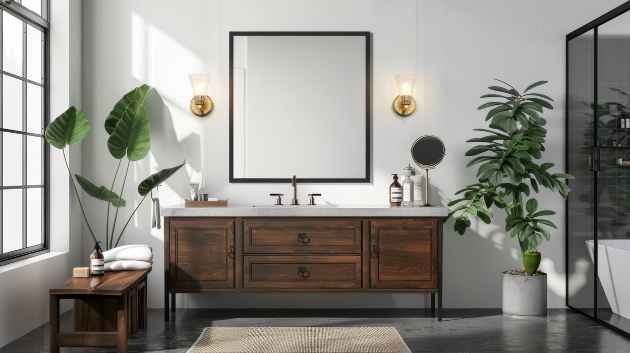 Wall Sconce Z-Lite 7519-1S-MGLD Modern Gold Belle 1 Light Wall Sconce Z-Lite