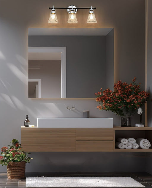Vanity Z-Lite 7519-3V-CH Chrome Belle 3 Light Vanity Z-Lite