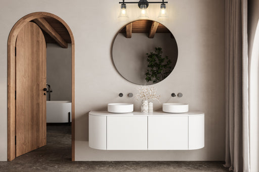 Vanity Z-Lite 7519-3V-MB Matte Black Belle 3 Light Vanity Z-Lite