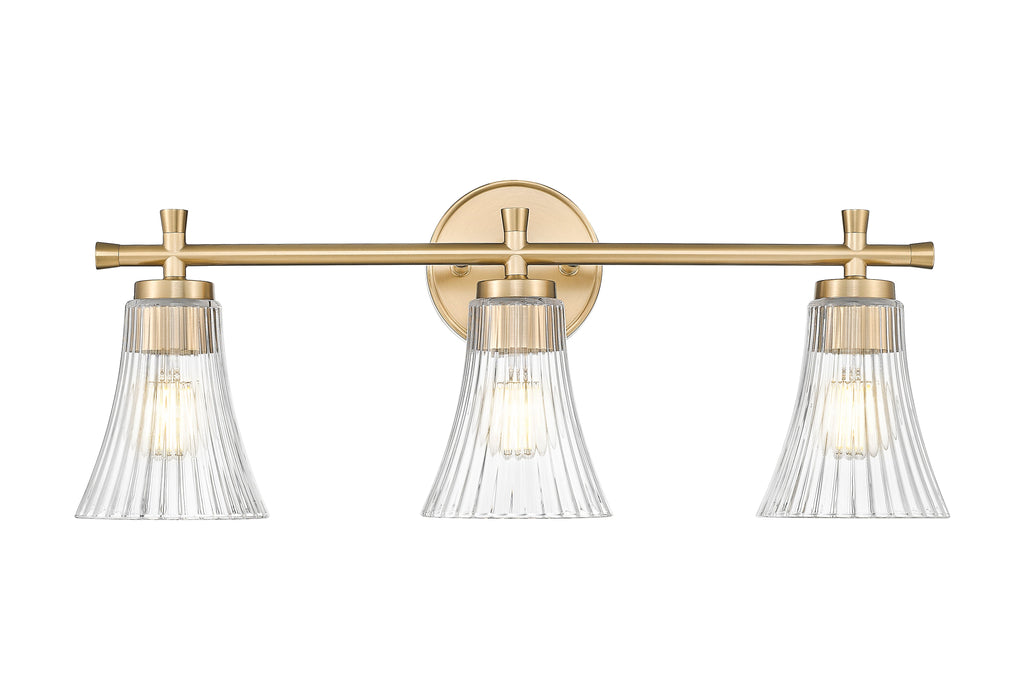 Vanity Z-Lite 7519-3V-MGLD Modern Gold Belle 3 Light Vanity Z-Lite