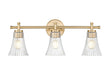 Vanity Z-Lite 7519-3V-MGLD Modern Gold Belle 3 Light Vanity Z-Lite