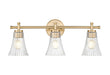 Vanity Z-Lite 7519-3V-MGLD Modern Gold Belle 3 Light Vanity Z-Lite