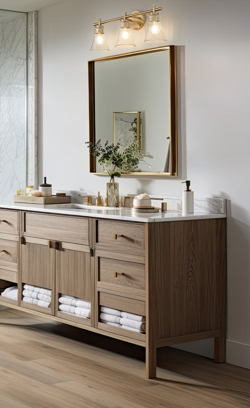 Vanity Z-Lite 7519-3V-MGLD Modern Gold Belle 3 Light Vanity Z-Lite