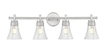 Vanity Z-Lite 7519-4V-BN Brushed Nickel Belle 4 Light Vanity Z-Lite