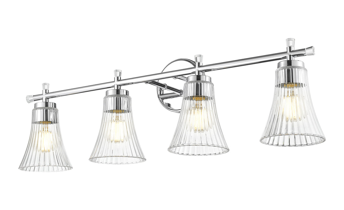 Vanity Z-Lite 7519-4V-CH Chrome Belle 4 Light Vanity Z-Lite