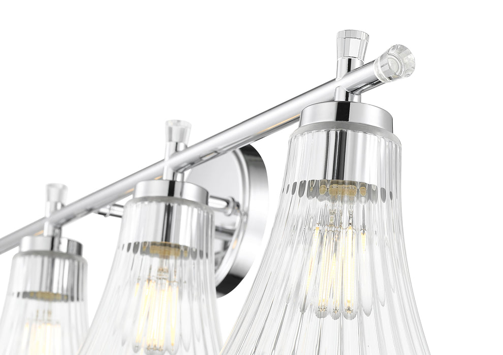 Vanity Z-Lite 7519-4V-CH Chrome Belle 4 Light Vanity Z-Lite