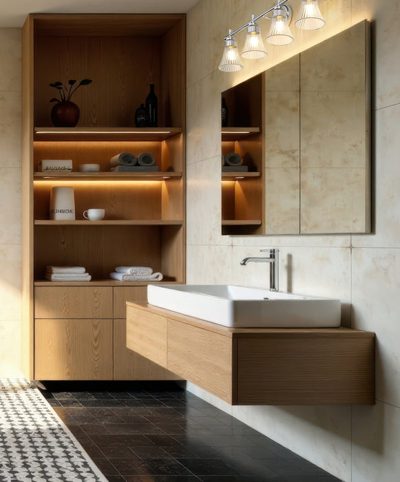 Vanity Z-Lite 7519-4V-CH Chrome Belle 4 Light Vanity Z-Lite