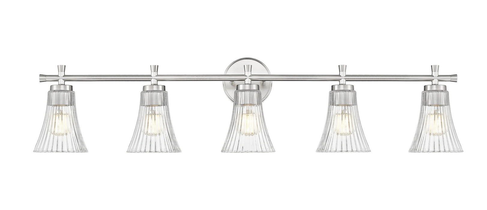 Vanity Z-Lite 7519-5V-BN Brushed Nickel Belle 5 Light Vanity Z-Lite