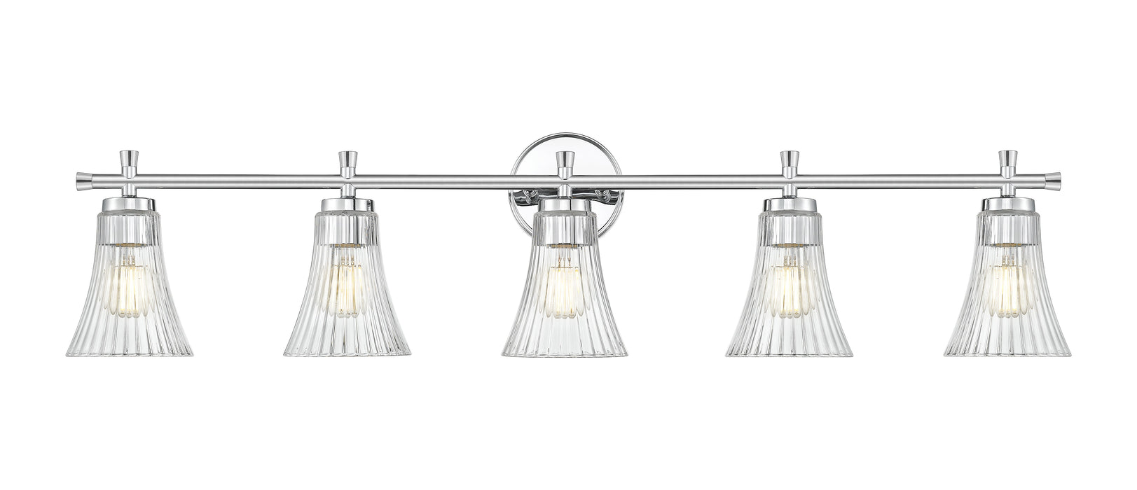 Vanity Z-Lite 7519-5V-CH Chrome Belle 5 Light Vanity Z-Lite