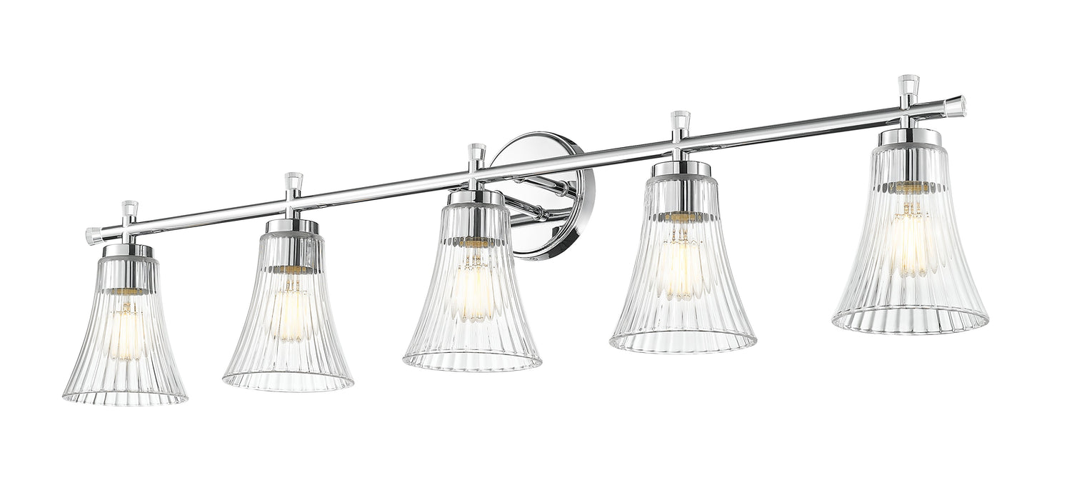 Vanity Z-Lite 7519-5V-CH Chrome Belle 5 Light Vanity Z-Lite