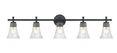 Vanity Z-Lite 7519-5V-MB Matte Black Belle 5 Light Vanity Z-Lite
