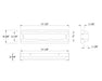 Eurofase 49805-017 Hiltic 18" Matte Black LED Outdoor Wall Light