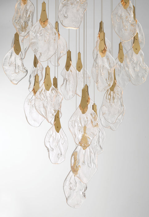 Eurofase 49920-024 Jateo 40" Gold LED Chandelier