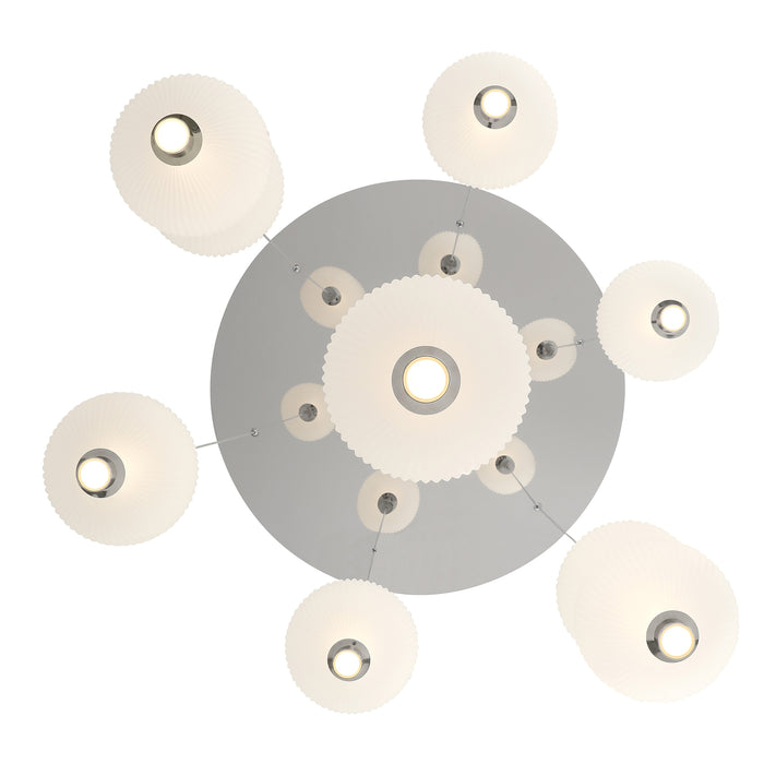 Eurofase 47191-020 Palmas 30" Polished Nickel LED Chandelier