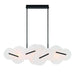 Eurofase 47210-028 Nuvola 56" Matte Black LED Chandelier