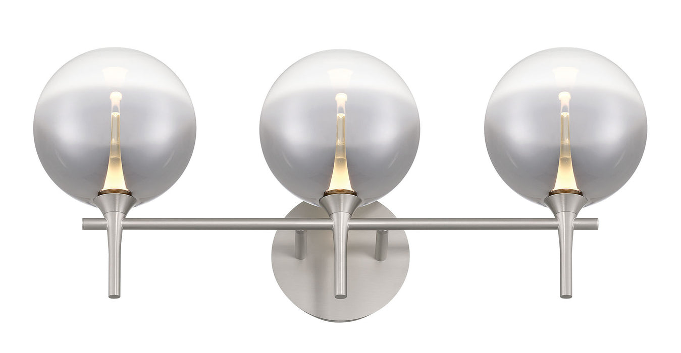 Eurofase 48914-024 Iissa 3-Light Satin Nickel LED Vanity Light