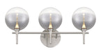 Eurofase 48914-024 Iissa 3-Light Satin Nickel LED Vanity Light
