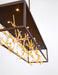 Eurofase 35642-015 Aerie 42" Gold-Black Mix LED Chandelier