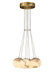 Eurofase 46805-010 Kepler 18" Gold LED Chandelier
