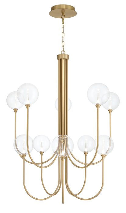 Eurofase 48925-013 Iissa 40" Gold LED Chandelier