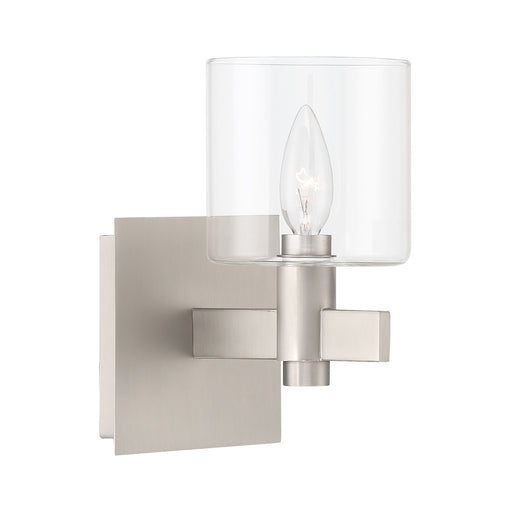 Eurofase 46811-028 Decato 9" Satin Nickel Wall Sconce
