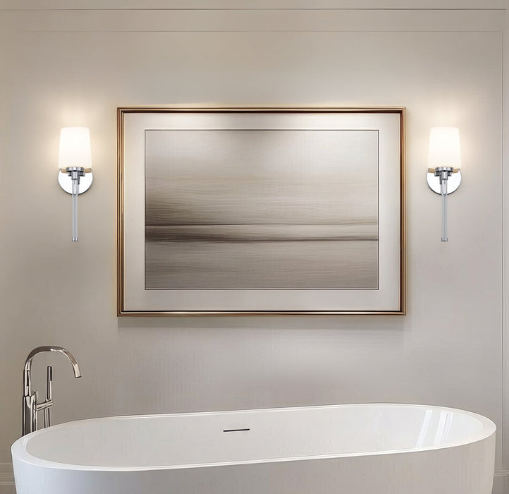 Wall Sconce Z-Lite 7700-1S-CH Chrome Henri 1 Light Wall Sconce Z-Lite