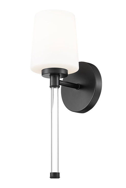 Wall Sconce Z-Lite 7700-1S-MB Matte Black Henri 1 Light Wall Sconce Z-Lite