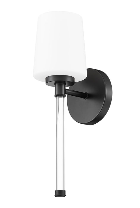 Wall Sconce Z-Lite 7700-1S-MB Matte Black Henri 1 Light Wall Sconce Z-Lite