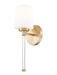 Wall Sconce Z-Lite 7700-1S-MGLD Modern Gold Henri 1 Light Wall Sconce Z-Lite