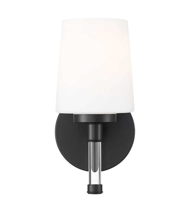 Vanity Z-Lite 7700-1V-MB Matte Black Henri 1 Light Vanity Z-Lite