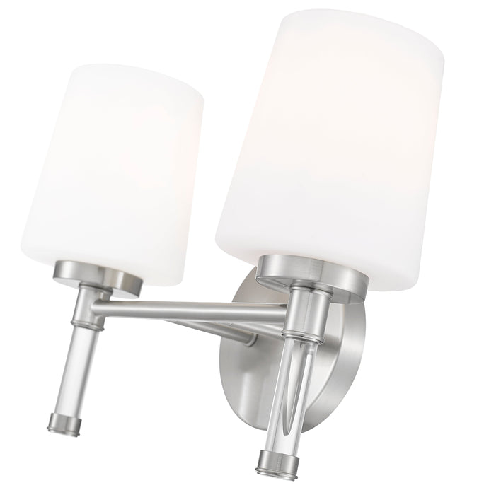 Vanity Z-Lite 7700-2V-BN Brushed Nickel Henri 2 Light Vanity Z-Lite