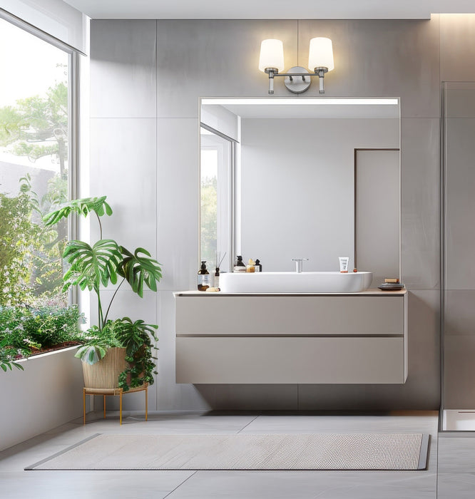 Vanity Z-Lite 7700-2V-BN Brushed Nickel Henri 2 Light Vanity Z-Lite