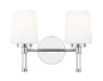 Vanity Z-Lite 7700-2V-CH Chrome Henri 2 Light Vanity Z-Lite