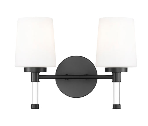 Vanity Z-Lite 7700-2V-MB Matte Black Henri 2 Light Vanity Z-Lite