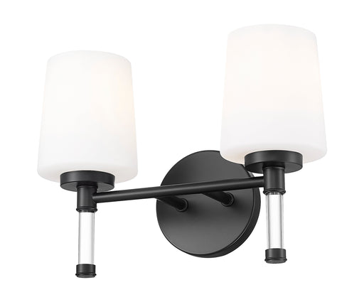 Vanity Z-Lite 7700-2V-MB Matte Black Henri 2 Light Vanity Z-Lite