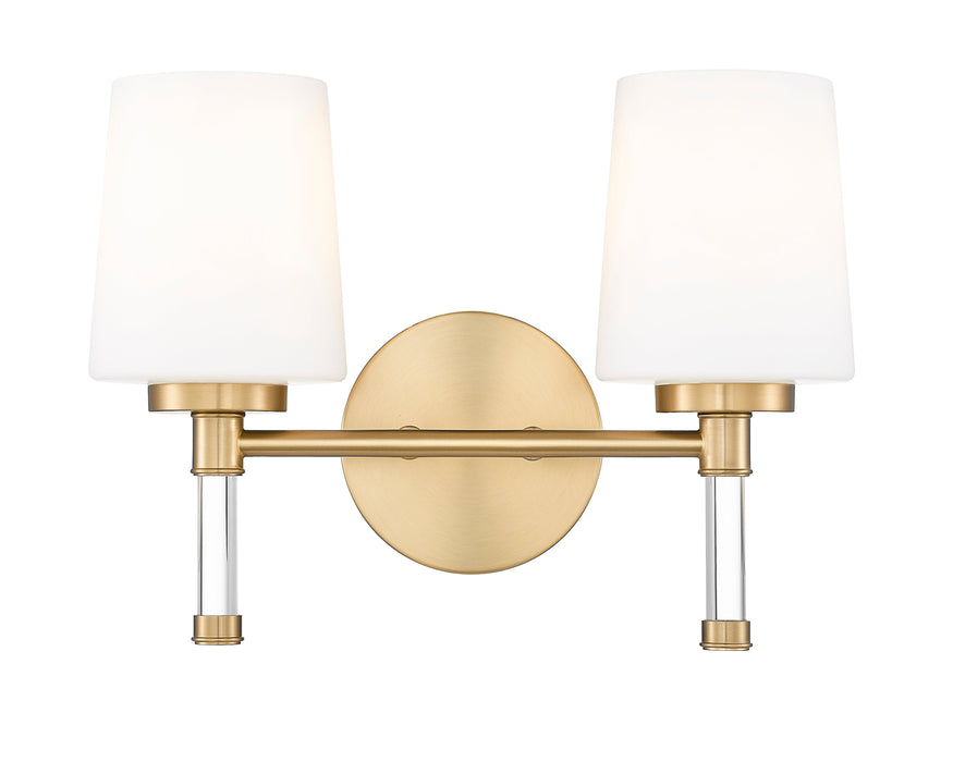 Vanity Z-Lite 7700-2V-MGLD Modern Gold Henri 2 Light Vanity Z-Lite