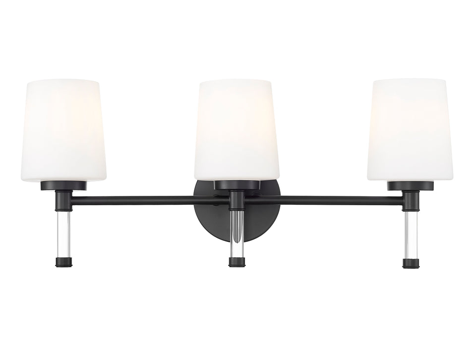 Vanity Z-Lite 7700-3V-MB Matte Black Henri 3 Light Vanity Z-Lite
