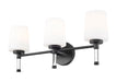 Vanity Z-Lite 7700-3V-MB Matte Black Henri 3 Light Vanity Z-Lite