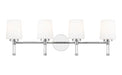 Vanity Z-Lite 7700-4V-CH Chrome Henri 4 Light Vanity Z-Lite