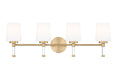 Vanity Z-Lite 7700-4V-MGLD Modern Gold Henri 4 Light Vanity Z-Lite